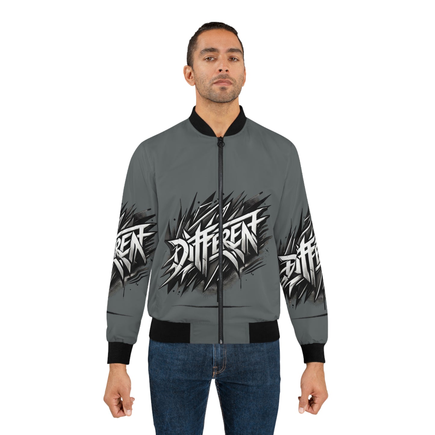 Men's Bomber Jacket (AOP) design by Different